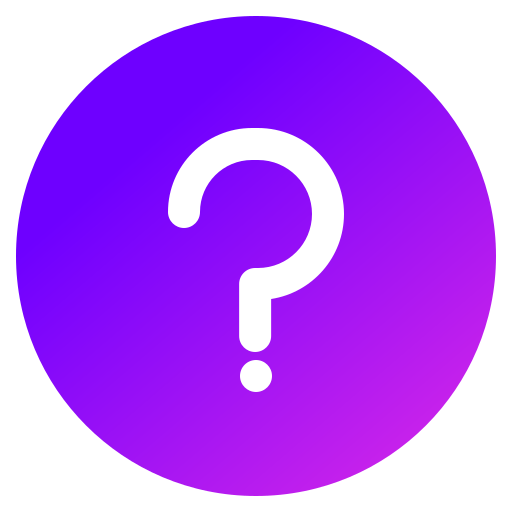 Ask Generic gradient fill icon