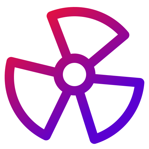 Radioactive Generic gradient outline icon