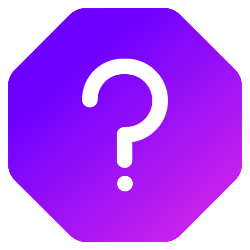 Ask Generic gradient fill icon