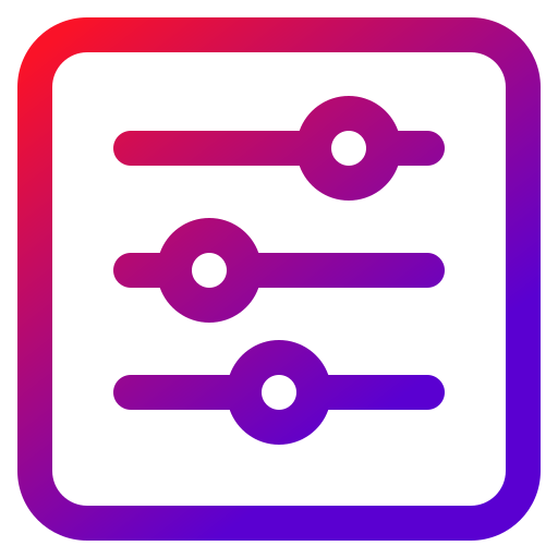 anpassen Generic gradient outline icon
