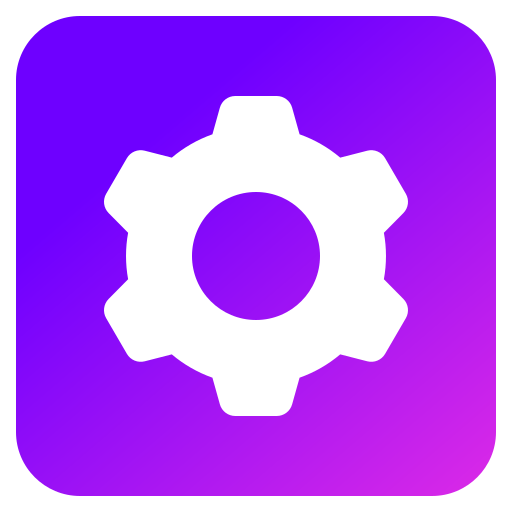 einstellung Generic gradient fill icon