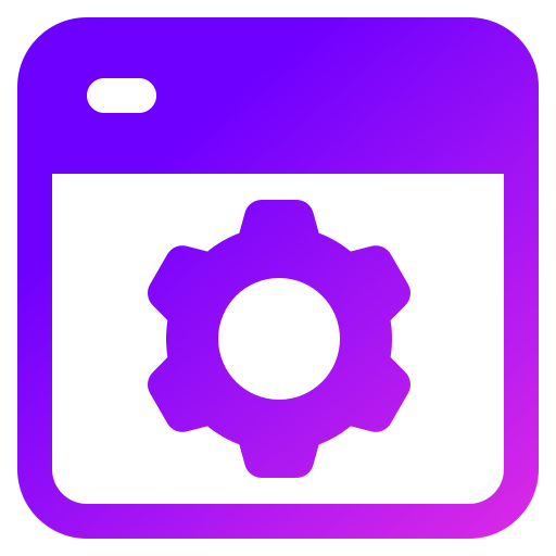 設定 Generic gradient fill icon