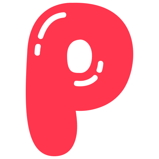 Letter p Generic color fill icon