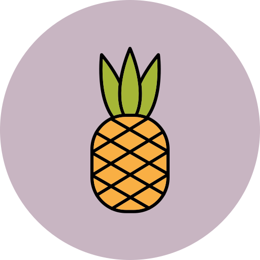 パイナップル Generic color lineal-color icon