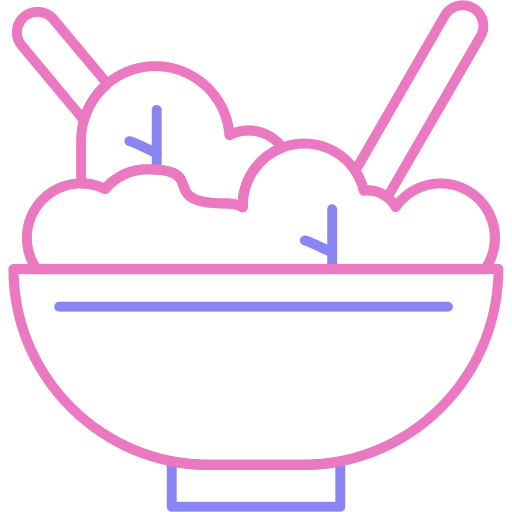 サラダボウル Generic color outline icon