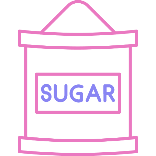 sucre Generic color outline Icône