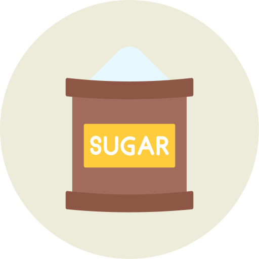 zucchero Generic color fill icona