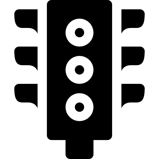 feu de circulation Basic Rounded Filled Icône