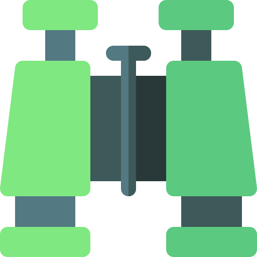 prismáticos Basic Rounded Flat icono