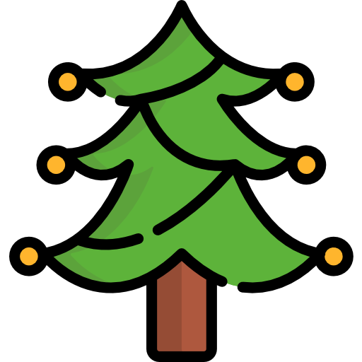 albero di natale Special Lineal color icona