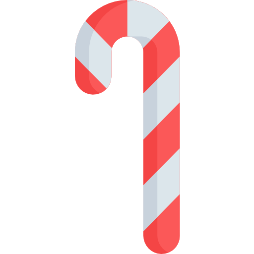 Candy cane Special Flat icon