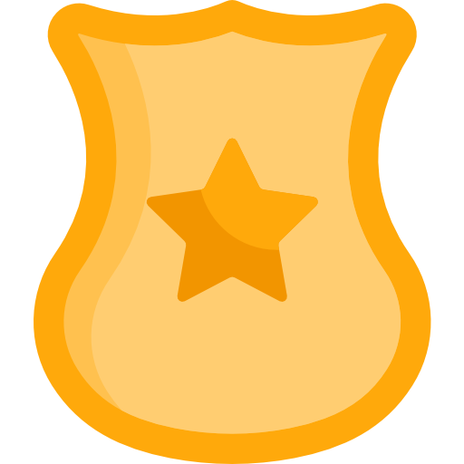 polizeiabzeichen Special Flat icon