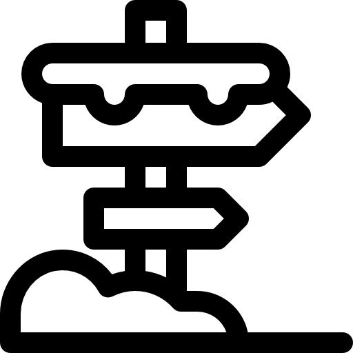 도로 표지판 Basic Rounded Lineal icon