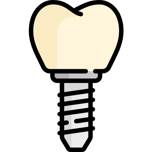 implante dentário Special Lineal color Ícone