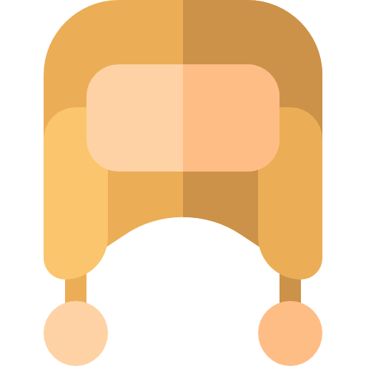 sombrero de invierno Basic Rounded Flat icono