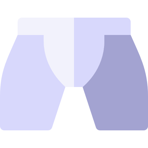 ropa interior Basic Rounded Flat icono