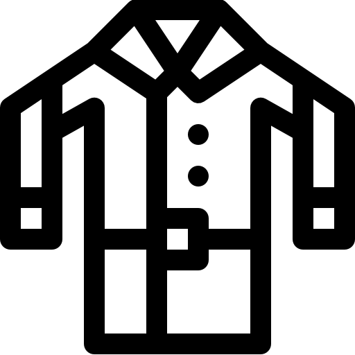 kurtka Basic Rounded Lineal ikona