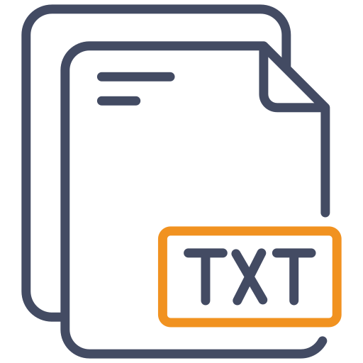 Txt file Generic color outline icon