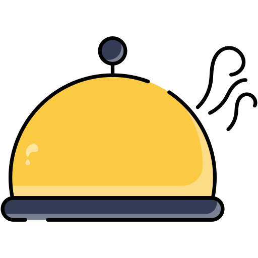 taca z jedzeniem Generic color lineal-color ikona