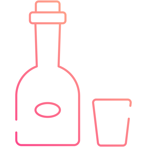 vino Generic gradient outline icona