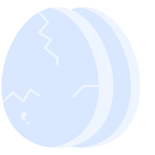 huevo roto Generic color fill icono