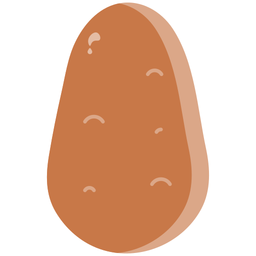 aardappel Generic color fill icoon