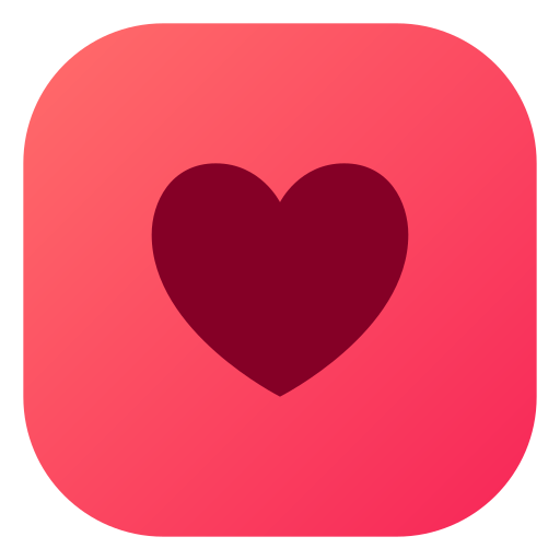 Card heart Generic gradient fill icon