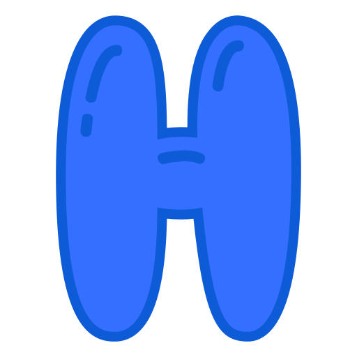 litera h Generic color lineal-color ikona
