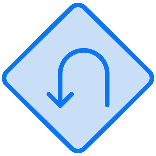 u-turn-pfeil Generic color lineal-color icon