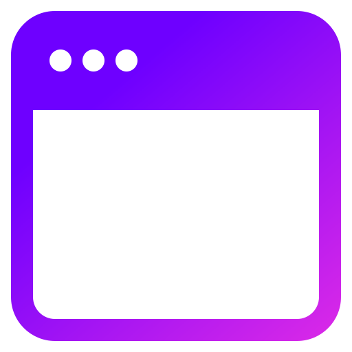 web Generic gradient fill icono