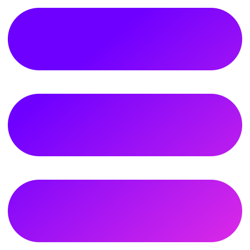 hamburger Generic gradient fill icona