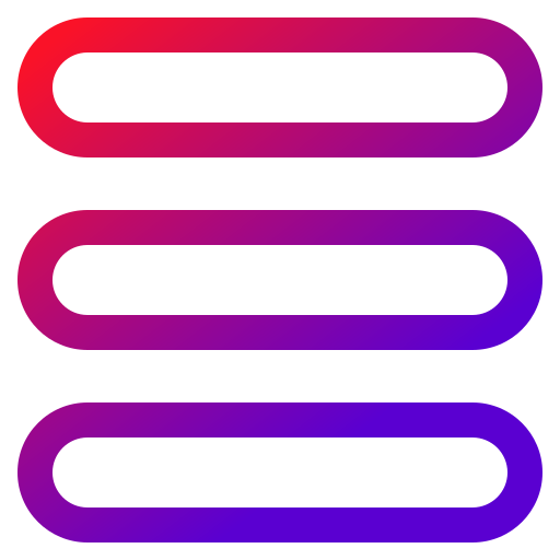 Hamburger Generic gradient outline icon