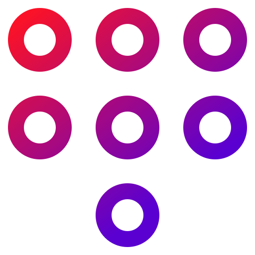 wijzerplaat Generic gradient outline icoon