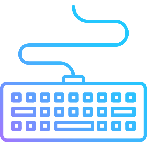tastatur Generic gradient outline icon