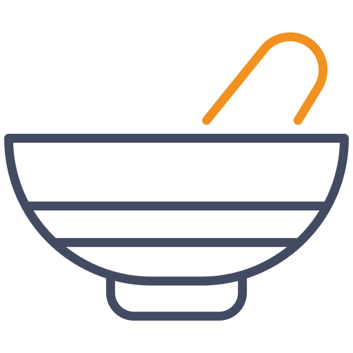 Bowl Generic color outline icon
