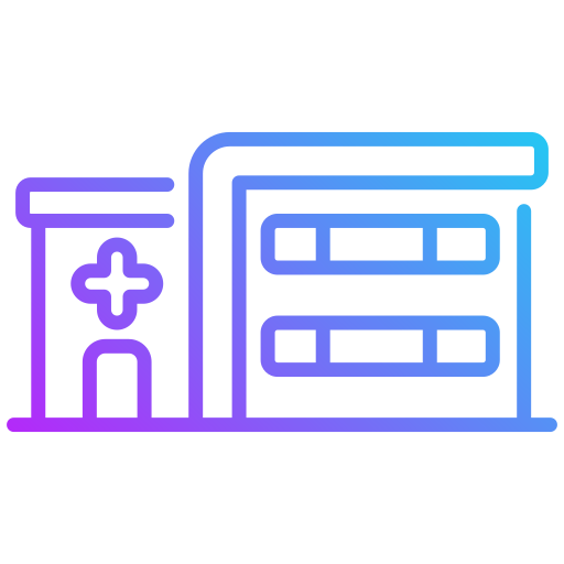 Hospital Generic gradient outline icon