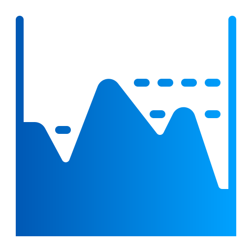 Chart graph Generic gradient fill icon