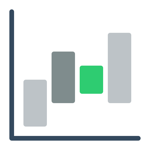 Chart Generic color fill icon