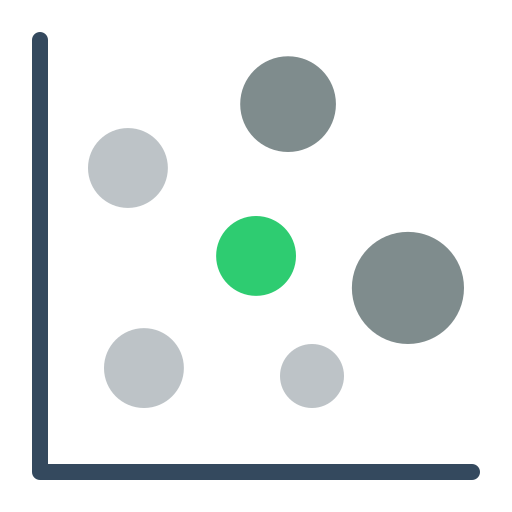 diagrammpunkt Generic color fill icon