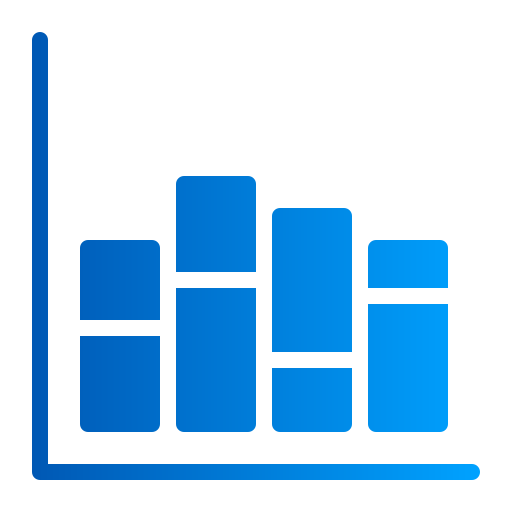 wykres Generic gradient fill ikona
