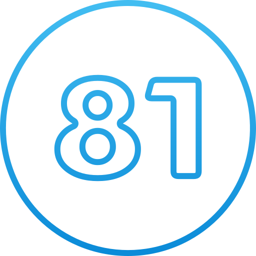 81 Generic gradient outline icono