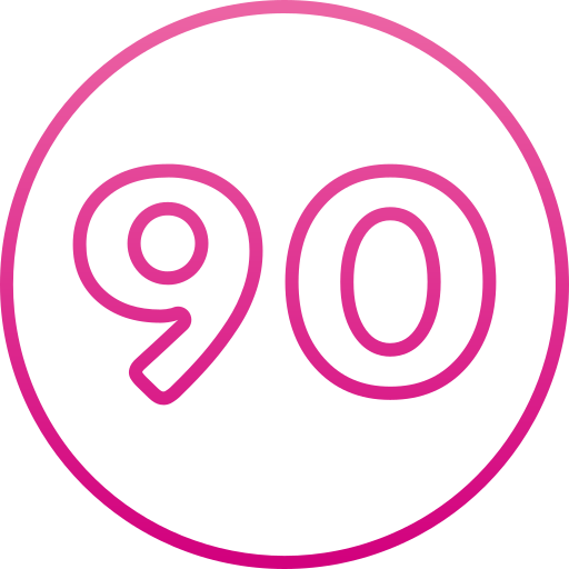 novanta Generic gradient outline icona