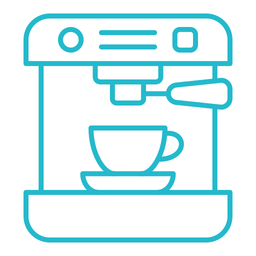 cafetera Generic color outline icono