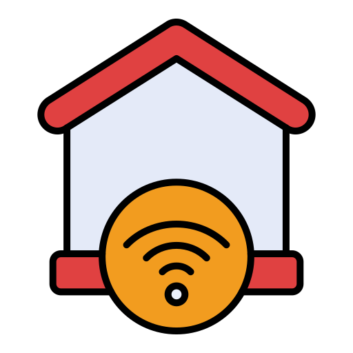 Home wifi Generic color lineal-color icon