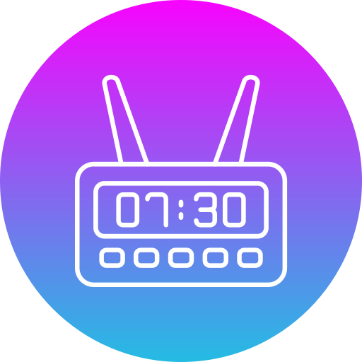 Smart clock Generic gradient fill icon