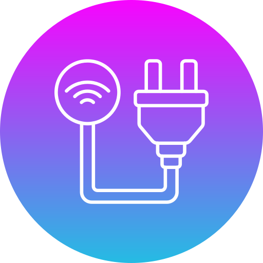 Smart plug Generic gradient fill icon
