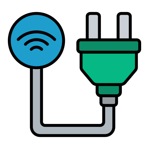 Smart plug Generic color lineal-color icon