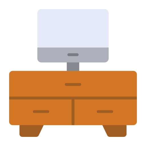 Tv table Generic color fill icon