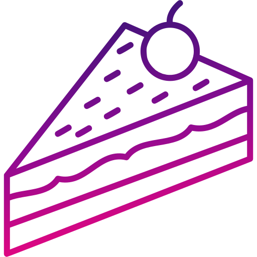 ciasto Generic gradient outline ikona