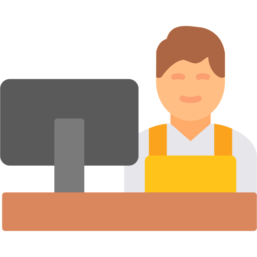 Cashier Generic color fill icon